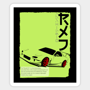 Mazda RX7 Rotary Engine Magnet